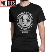 Miskatonic Đại Học Nam Áo Necronomicon Gọi Cthulhu Cthulu Lovecraft Mới Lạ Áo Thun Cotton Kích Thước Lớn