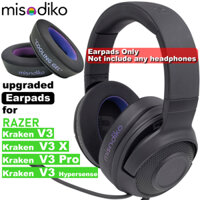 misodiko [Upgraded Comfy] Headphones Ear Pads Cushions Replacement for ATH -M50x -M50xBT -MSR7 -M40x -M30x MDR -7506 -V6 Arctis 3/ 5/ 7/ Pro HyperX Cloud Stinger Alpha Flight CORSAIR HS50 HS60 HS70 SRH440 SRH840 SRH1440 SRH1840 Kraken X G Pro HM5