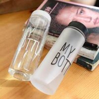 【Miss Lan】Transparent My Bottle Fruit Juice Sport Portable Travel Cup 500ML