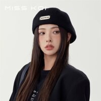 Misskoi [Hàng Có Sẵn] Mũ Nồi Beret Len Phong Cách Họa Sĩ Nhật Bản Thời Trang Thu Đông Cho Nữ