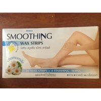 Mistine smoothing wax strips Thái Lan - giấy keo tẩy lông gói 20 miếng. Hạn T3/2026