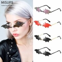 Misups 2 / 4 Chiếc Hình Bát Kính Chống Nắng Thời Trang Retro UV400 Kính Mắt Nữ