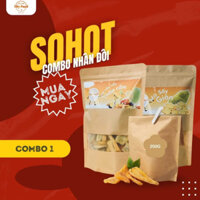 Mít sấy 500g + Trái cây sấy thập cẩm 500g tặng Khoai lang mật ong lát 250g - HiHo Food