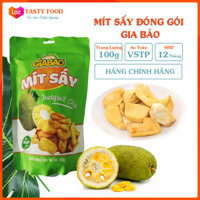 MÍt sấy khô Gia Bảo 100g mít sấy giòn cao cấpkhô mít loại 1Đồ ăn vặt Tasty Food