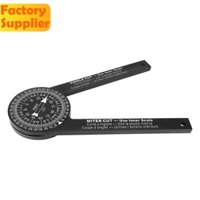 Miter Saw Protractor ABS Angle Finder Level Meter Gauge Goniometer