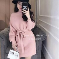 MITI_STORE_ VÁY LEN LỆCH VAI CÁNH DƠI