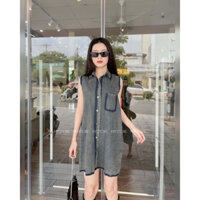 MITSTORE - ĐẦM JEAN SÁT NÁCH - 3708