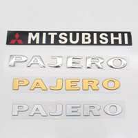 Mitsubishi PAJERO Letter Car Auto Quốc Huy Huy Huy Hiệu Miếng Dán Decal Thay Thế Cho PAJERO Sport