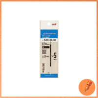 Mitsubishi Pencil Ballpoint Pen Refill Jetstream Multi-color Multi-function 0.38mm Black 5-pack SXR8038K5P.24