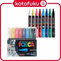 Mitsubishi Pencil Posca Extra Fine 8 colors PC1M8C