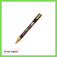 Mitsubishi Pencil Water-Based Pen Posca Fine Point Round Tip Gold PC3M.25