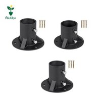 Miulika Chuỗi Liên Kết Hàng Rào Cực Sàn Mặt bích Chuỗi Liên Kết Hàng Rào Thiết Thực Chắc Chắn Đế Tròn Chịu Lực Cho Gỗ Bài Chân Đế