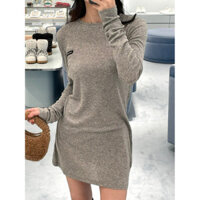 MIUMIU 25Spring Summer New Color-Block Letter Embroidery Patch Lapel Semi-Sheer Slim Fit Casual Top
