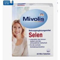 [Mivolis] Viên Uống Bổ Sung Selen Cho Cơ Thể (Đức) 60 viên - Mivolis Selen, Mini-Tabletten 60 St- Hàng nội địa Đức