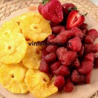 (Mix 2 loại )THƠM VÀ DÂU SẤY LẠNH DẺO.