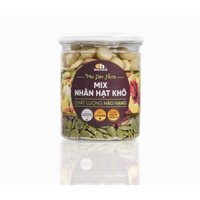 Mix 6 loại hạt (Macca, hạnh nhân, óc chó vàng, óc chó đỏ, Hạt điều, hạt bí xanh) 255g - 500g
