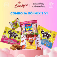 [MIX 7 VỊ] Combo 14 Gói Bánh Quy Hình Thú Tini Wini Biti & Chocochip Choco Lito – Cực Giòn, Cực Ngon 🍪🔥