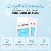 (Mix nạ)Combo 10 mặt nạ senademar sodium DNA B5+ 10 Mặt nạ Kr.Lab b5 EGF Complex dưỡng trắng phục hồi da hạn dùng 2027