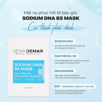 (Mix nạ)Combo 10 mặt nạ senademar sodium DNA B5+ 10 Mặt nạ Kr.Lab b5 EGF Complex dưỡng trắng phục hồi da hạn dùng 2027