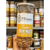 Mixed Nuts 4 loại hạt dinh dưỡng[ Macca, ÓC CHÓ, Hạnh Nhân, Hạt Điều đã tách vỏ] /hũ 500G - LÀM SỮA CHO BÉ