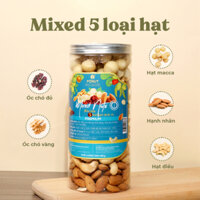 Mixed Nuts 5 Loại Hạt Đã Tách Vỏ 250g – 500g