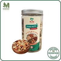 Mixed Nuts (Hạt Mix) Mẹ Mít Hộp 500g - Thực Phẩm Bổ Sung Dinh Dưỡng Cho Mẹ Bầu, Sau Sinh, Người Ăn Chay, Ăn Vặt, Tiện Lợi, Healthy (Bánh Và Snack Healthy)