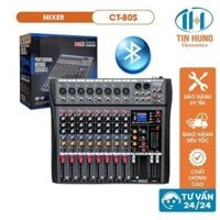Mixer bluetooth chính hãng 8 line Oris CT 80S, mixer karaoke đầy đủ chức năng xử lý âm thanh chuyên nghiệp