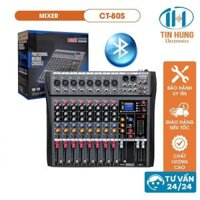 Mixer bluetooth chính hãng 8 line Oris CT 80S, mixer karaoke đầy đủ chức năng xử lý âm thanh chuyên nghiệp