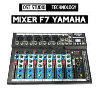 Mixer F7 YAMAHA USB. Tích Hợp Đèn LED Hiển Thị , Chất Âm Cực Hay. Tích Hợp 5 Cổng Cắm Mic. Bảo Hành 12 Tháng