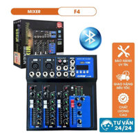 Mixer Livestream Bluetooth ORIS F4-USB bảo hành 12 tháng, bộ hòa trộn giúp nhận diện và xử lý âm thanh chuyên nghiệp