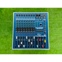 Mixer MTMAX F10 MAX liền công suất cực khủng chuyên nghiệp tích hợp nhiều hiệu ứng. Kèm 2 micro uhf, bảo hành 12 tháng