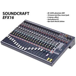 Mixer Soundcraft EFX16