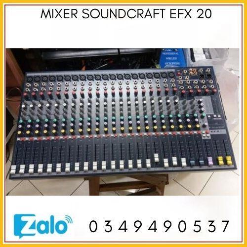 Mixer Soundcraft EFX20
