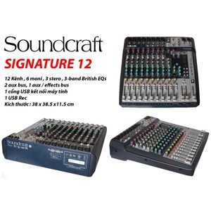 Mixer Soundcraft Signature 12