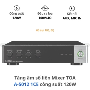 Mixer Toa A-5012 1CE