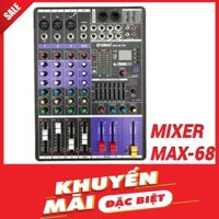 Mixer Yamaha Karaoke Gia Đình Quán Bar Club Hội Trường Live Stream Cao Cấp Max 68 Pro Bluetooth 100