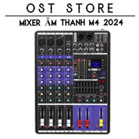 Mixer Yamaha M4 Plus 2023 - Kết Nối Bluetooth 99 Chế Độ Giành Cho Reverb - Echo Delay Kết Nối Âm Thanh Karaoke BH12T