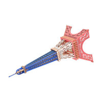 Mixic Đồ Chơi Xếp Hình Tháp Eiffel Ba Màu Bảng Xếp Hình Bằng Gỗ Ba Chiều Đồ Chơi Giáo Dục