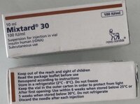 Mixtard 30 100IU/ml H/1 lọ 10ml
