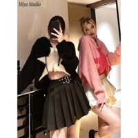 Miya Studio Áo Len áo khoác cardigan Thể thao Hàn Phong Thời trang Korean WMY23A109I 47Z231124