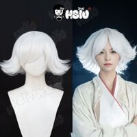 Mizuki Cosplay Tóc Giả HSIU 30CM Tóc Trắng Ngắn Chịu Nhiệt Tổng Hợp Tóc Giả Kamisama Kiss Hajimemashita Love Mizuki Cosplay Tóc Giả