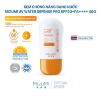 MizuMi Kem Chống Nắng UV Water Defense SPF50+ PA++++ 40g Kiểm Soát Dầu