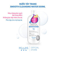 MizuMi Nước tẩy trang Smooth Cleansing Water 500ml Dưỡng Ẩm