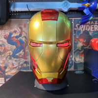 Mk5 Iron Man Mũ bảo hiểm Jarvis Mũ bảo hiểm Dạ quang Hướng dẫn sử dụng Mở mặt nạ COS có thể đeo được
