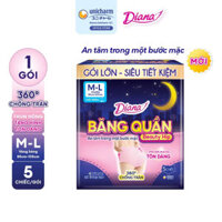 [MKB Gift] Diana Băng Quần Beauty Hip size M-L 5 chiếc/gói