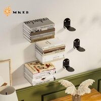 Mkeb 2 Chiếc Sắp Xếp Sách, Kệ Trưng Bày Nổi Vô Hình, Giá Sách Treo Tường Đa Năng Phụ Kiện Trang Trí Nhà Cửa Trong Nhà