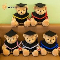 Mkeb Cử Nhân Gấu Sang Trọng Đồ Chơi, Đầm Học Thuật Dễ Thương Mũ Bác Sĩ Búp Bê Gấu Tốt Nghiệp, Quà Tặng Kỷ Niệm Mềm Cử Nhân Mũ Nhồi Bông Gấu Động Vật Búp Bê Dự Tiệc Ủng Hộ