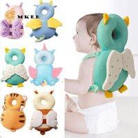 Mkeb Gối Bảo Vệ Đầu Bé Hoạt Hình Thoáng Khí Ba Lô Trẻ Sơ Sinh An Toàn Bướm Thiên Thần Gối An Toàn