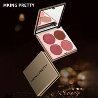 MKING PRETTY Phấn mắt dạng kem đa năng Son môi Bảng màu mờ
