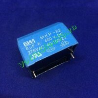 MKP-X2 8uF 275VAC 400V DC Tụ bếp từ 8uF 275VAC 5uF chân cắm nằm ngang